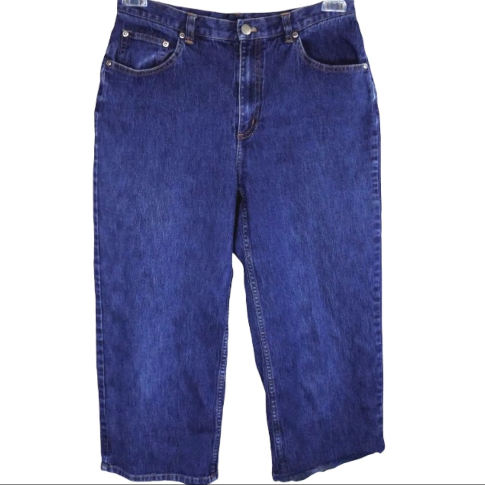 Additions by Chico’s High Rise Denim Cropped Jeans Stretchy Size 1 = Medium/8